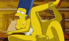The Simpsons: Homer and Marge in marital intercourse